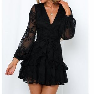 Hello Molly! I Heard a Rumor black dress